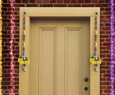 Pack Of 4 Handmade Wall Hangings for Home Decoration Toran Elephant Latkans with Bells, Home Decor, Indian Wedding favors, Diwali Gift